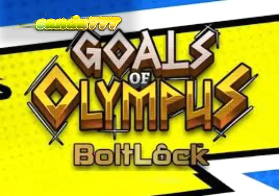 Tampilan visual slot Goals of Olympus BoltLock dengan elemen mitologi dan sepak bola